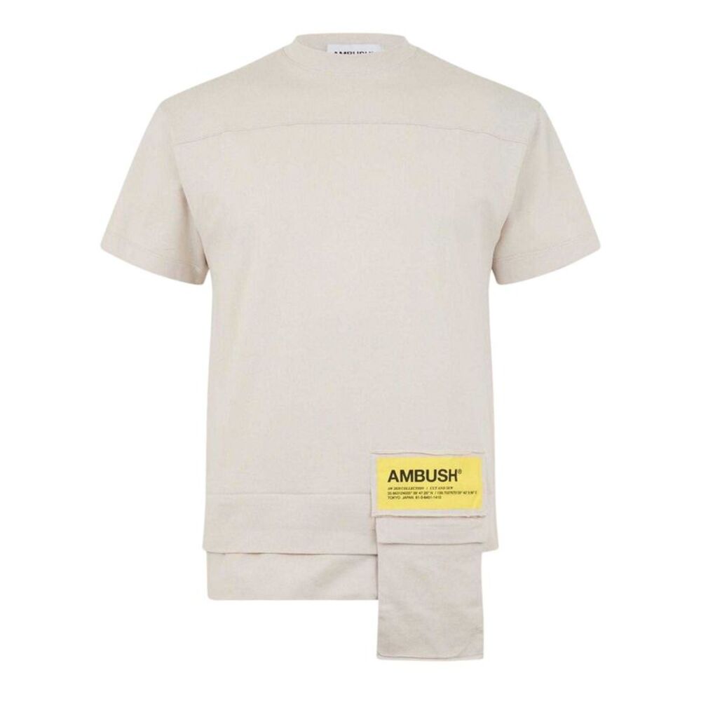 Ambush Mens Waist Pocket T-Shirt / Neutral